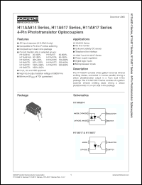 Click here to download H11A817CFD Datasheet