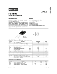 Click here to download FQH44N10 Datasheet