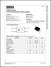 Click here to download FOD816 Datasheet