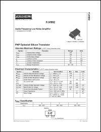 Click here to download FJV992PMTF Datasheet