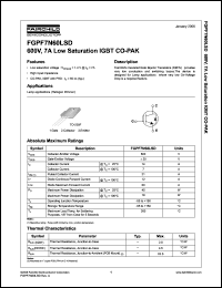 Click here to download FGPF7N60 Datasheet