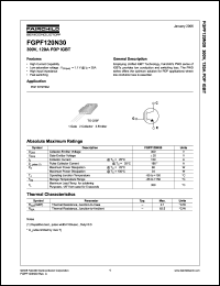 Click here to download FGPF120N30 Datasheet