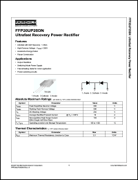 Click here to download FFP20UP20 Datasheet