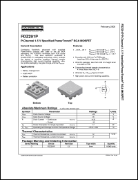 Click here to download FDZ291 Datasheet