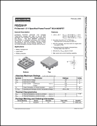 Click here to download FDZ291P Datasheet