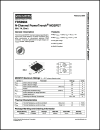 Click here to download FDS8984 Datasheet