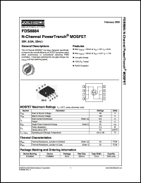 Click here to download FDS8884 Datasheet