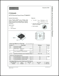 Click here to download FDS8449 Datasheet