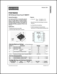 Click here to download FDS7082N3 Datasheet