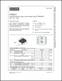 Click here to download FDS6911 Datasheet