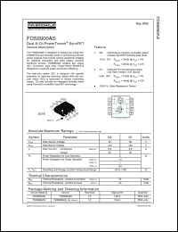 Click here to download FDS6900AS Datasheet