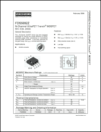 Click here to download FDS5692Z Datasheet