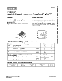 Click here to download FDS4410A Datasheet