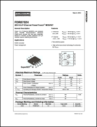 Click here to download FDR8702H_NL Datasheet