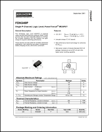 Click here to download FDN340P_NL Datasheet