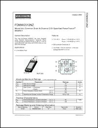 Click here to download FDMW2512NZ Datasheet