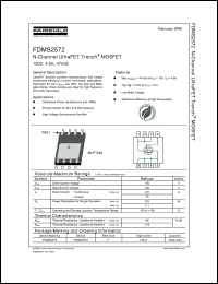 Click here to download FDMS2572 Datasheet