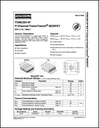 Click here to download FDMC5614P Datasheet