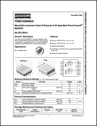 Click here to download FDMC3300NZA Datasheet