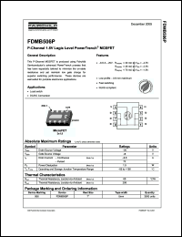 Click here to download FDMB506P Datasheet