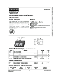 Click here to download FDMB3800N Datasheet