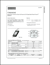 Click here to download FDM2452 Datasheet