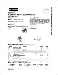 Click here to download FDD8451 Datasheet