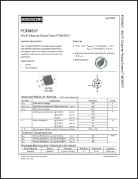 Click here to download FDD6637 Datasheet