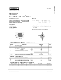 Click here to download FDD5614P_NL Datasheet
