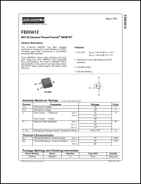 Click here to download FDD5612_NL Datasheet