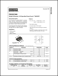 Click here to download FDC637AN_NF073 Datasheet