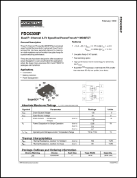 Click here to download FDC6306P_NL Datasheet