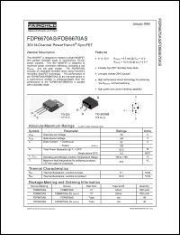 Click here to download FDB6670AS Datasheet