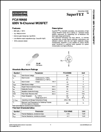 Click here to download FCA16N60 Datasheet