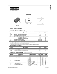 Click here to download BAS16_D87 Datasheet