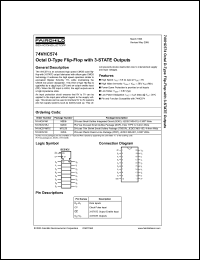 Click here to download 74VHC574MTCX_NL Datasheet