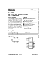 Click here to download 74LVTH652MTCX_NL Datasheet