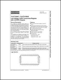 Click here to download 74LVTH16646MTDX_NL Datasheet