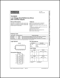 Click here to download 74LVQ240SCX_NL Datasheet