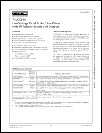 Click here to download 74LCX541WMX_NL Datasheet