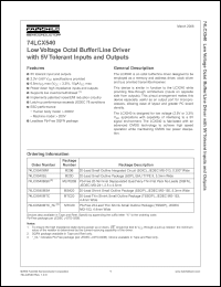 Click here to download 74LCX540MTCX_NL Datasheet