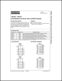Click here to download 74F541SCX_NL Datasheet