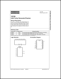 Click here to download 74F280SCX_NL Datasheet