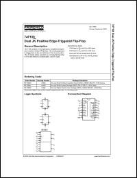Click here to download 74F109SC_NL Datasheet