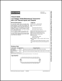 Click here to download 74ALVC16245MTDX_NL Datasheet