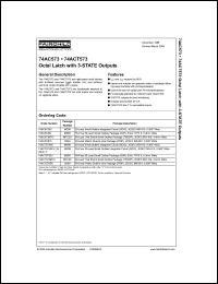 Click here to download 74ACT573SCX_NL Datasheet