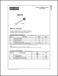 Click here to download 2N5770_D75Z Datasheet