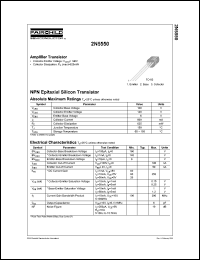 Click here to download 2N5550TF Datasheet