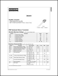 Click here to download 2N5401BU Datasheet