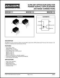 Click here to download MOC81113SD Datasheet